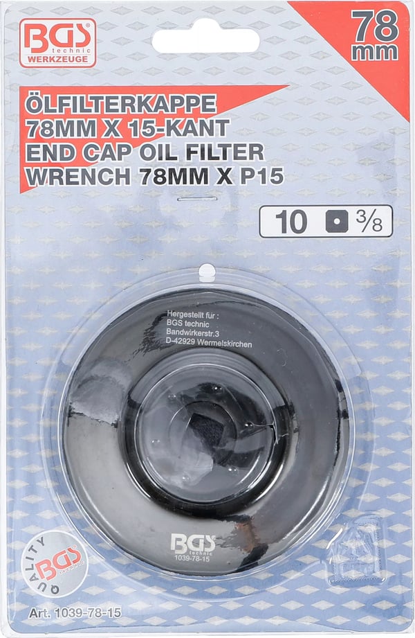 BGS technic Oil Filter Wrench