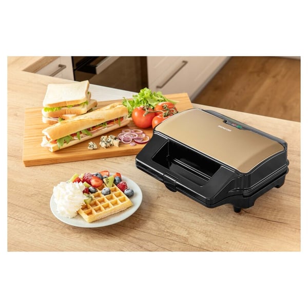 Sencor SSM 9977CH sandwichtoaster 900 W Sort, Champagne