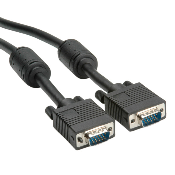 ROLINE 11.04.5670 VGA kabel 20 m VGA (D-Sub) Sort