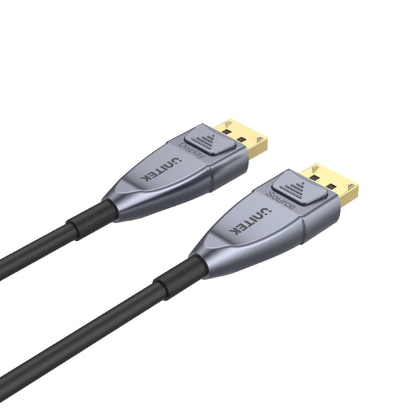 Pikkukuva 6 / 7: UNITEK C1618GY DisplayPort-kaapeli 20 m Musta, Hopea