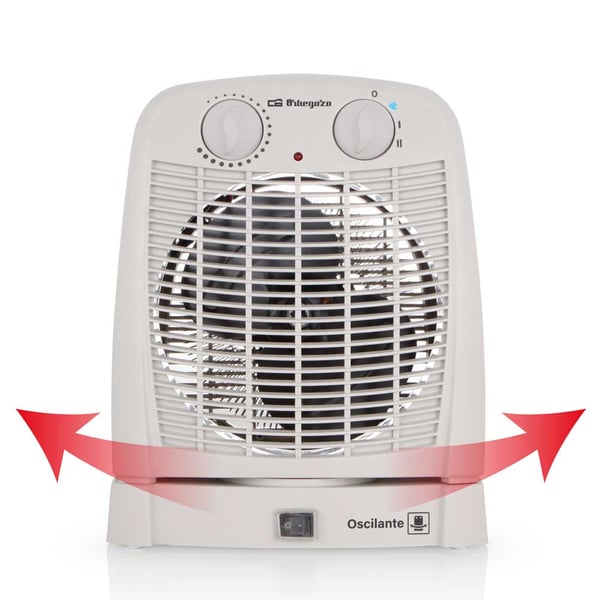 Orbegozo FH 7001 Sisätila Harmaa 2000 W Sähkökäyttöinen lämpötuuletin