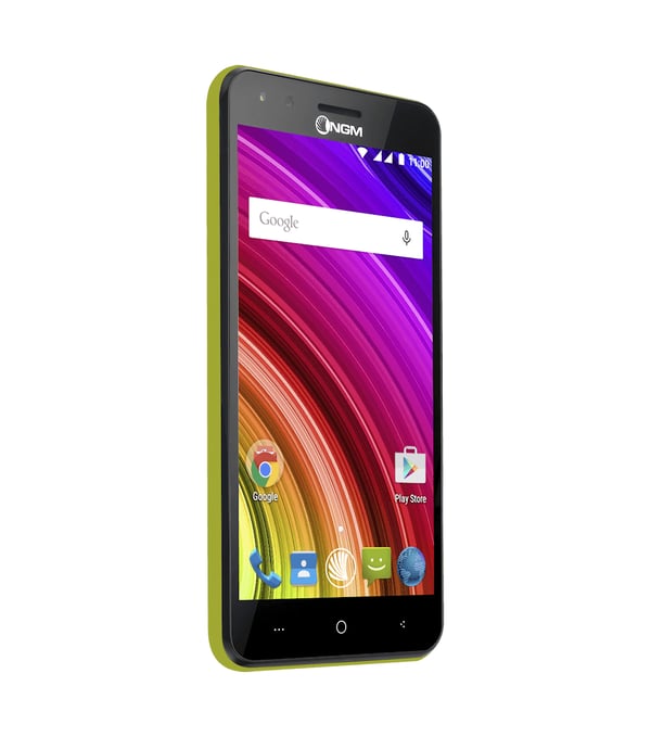 Miniatyrbild 4 av 5: NGM-Mobile You Color E507 plus 12,7 cm (5") Dubbla SIM-kort Android 5.1 3G Micro-USB 0,512 GB 8 GB 2000 mAh Svart, Lime