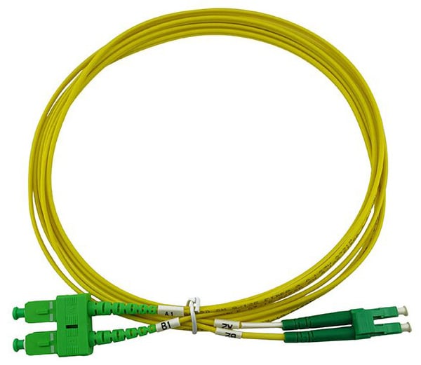 BlueOptics SFP3132BU1MM InfiniBand och fiberoptisk kabel 1 m LC SC Grön, Gul