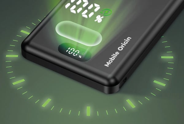 Mobile Origin PowerBank 10000mAh 3in1 Trådlös Magnetisk PowerBank PB8