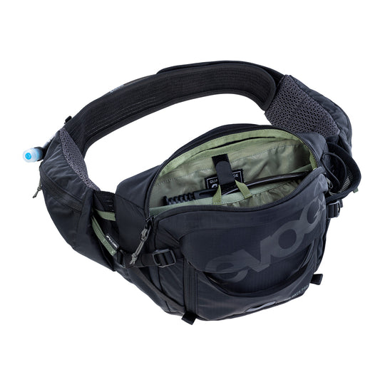 EVOC Hip Pack Pro vyötärölaukku Nailon, Polyrottinki Musta
