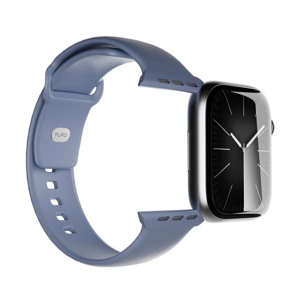 PURO PUICNAW40BLUE17 Smart bærbart (wearable) tilbehør Band Blå Silikone