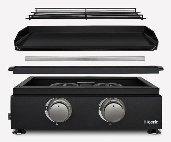 H.Koenig PLX1022 gas grill 470 x 360 mm
