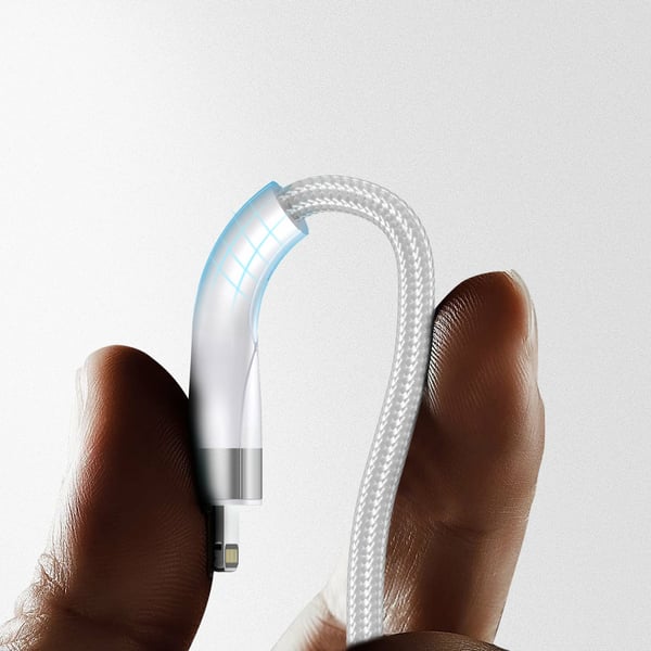 Miniatyrbillede 2 af 6: 4smarts 541024 USB-kabel 1,2 m USB A/USB C USB C/Micro USB-A/Lightning 15 W Hvid