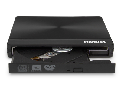 Miniatyrbillede 3 af 5: Hamlet XDVDSLIM3AC optisk diskdrev DVD±RW Sort