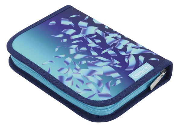 Miniatyrbillede 14 af 15: Herlitz SoftLight Plus Greenline Blue Ice skoletaskesæt Pige Polyester Blå, Marineblå
