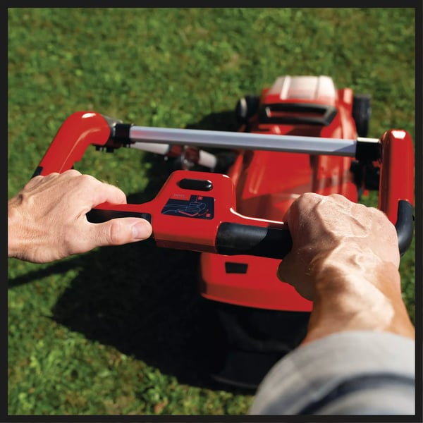 Miniatyrbillede 4 af 8: Einhell GE-CM 36/37 Li-Solo Skubbe plæneklipper Batteri Sort, Rød