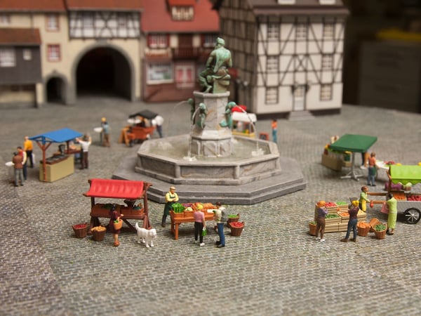 Miniatyrbild 2 av 2: NOCH 16229 delar och tillbehör till skalmodell Figurer