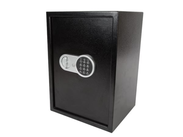 Perel BG90020 säkerhetsskåp 43 l Stål Svart