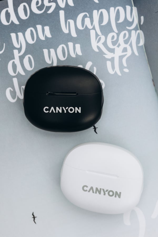Canyon CNS-TWS8B hovedtelefoner/headset True Wireless Stereo (TWS) I ørerne Opkald/Musik/Sport/Hverdag Bluetooth Sort