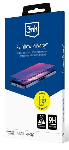 Pikkukuva 2 / 2: 3MK Rainbow Privacy Näytön yksityisyydensuoja Apple 1 kpl