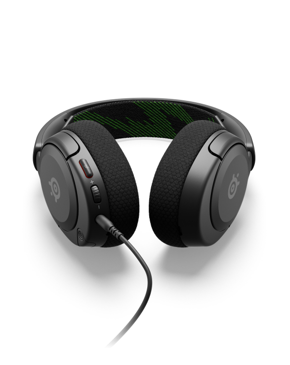 Miniatyrbillede 1 af 6: Steelseries ARCTIS NOVA 1X Headset Ledningsført Spil Sort, Grøn