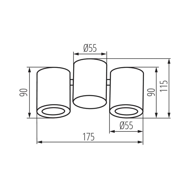 Kanlux S.A. 32952 loftbelysning GU10