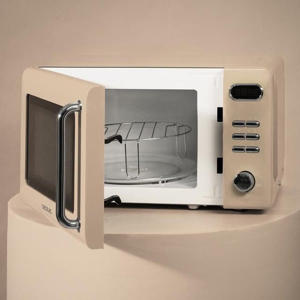 Cecotec 01714 mikrovågsugn Beige Grillmikrovågsugn Bänkdiskmaskin 20 l 700 W