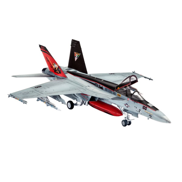 Revell F/A-18E Super Hornet Luftfarkostmodell med fast vinge Monteringssats 1:144