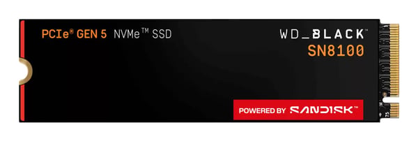 Pikkukuva 1 / 7: Western Digital WD_BLACK SN8100 NVMe 8 TB M.2 PCI Express 5.0 TLC 3D NAND