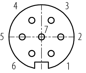 BINDER 09-0128-00-07 kabelsamler M16