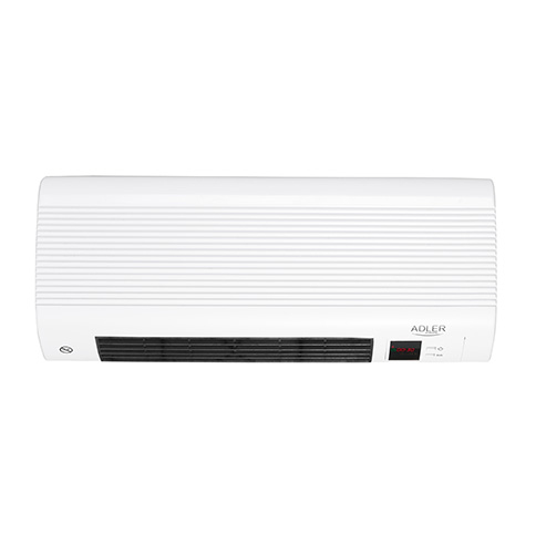 Adler AD 7714 varmeapparat Indendørs Sort, Hvid 2200 W Blæser med elektrisk områdevarmer