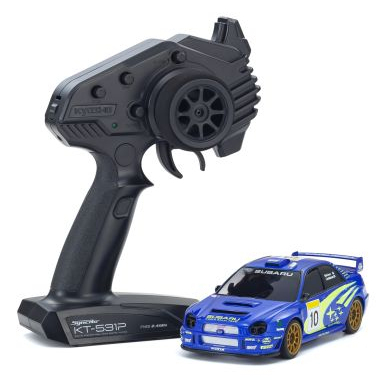 Kyosho Mini-Z AWD Subaru Impreza WRC 2002 radiostyrd modell Driftbil Elmotor