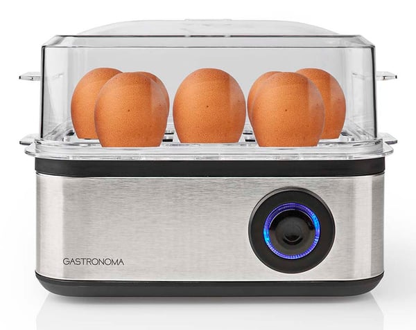 Miniatyrbild 3 av 7: GASTRONOMA 18270102 äggkokare 8 ägg 500 W Svart, Grå