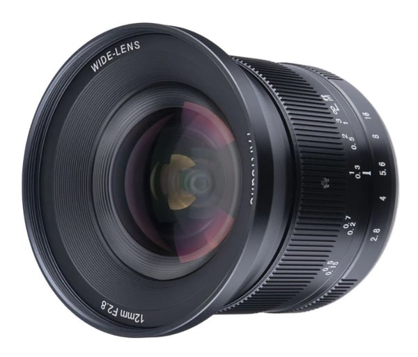 7Artisans A601B-II 12mm F2.8 MKII MILC/SLR Ultra bredlinse Sort