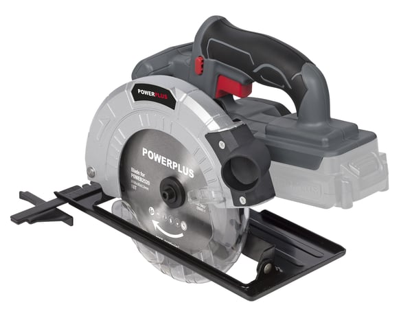 Miniatyrbild 3 av 10: Powerplus POWEB2520 bärbar cirkelsåg 16,5 cm Svart, Grå, Rostfritt stål 4000 RPM