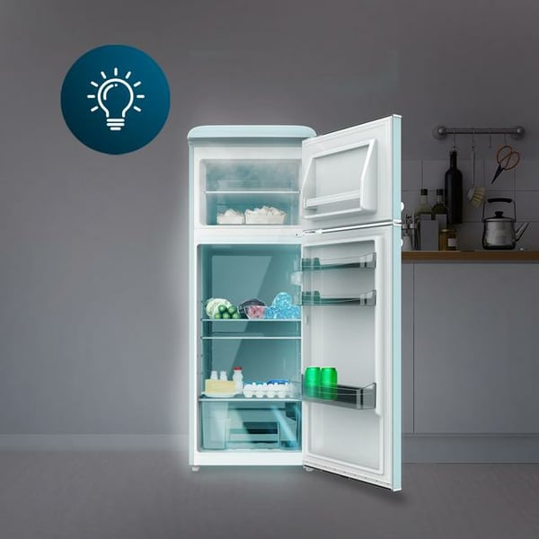 Miniatyrbillede 2 af 8: Cecotec 02754 køle-/fryseskab Fritstående 215 L Blå