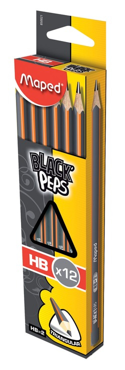 Maped Black'Peps HB 12 stk