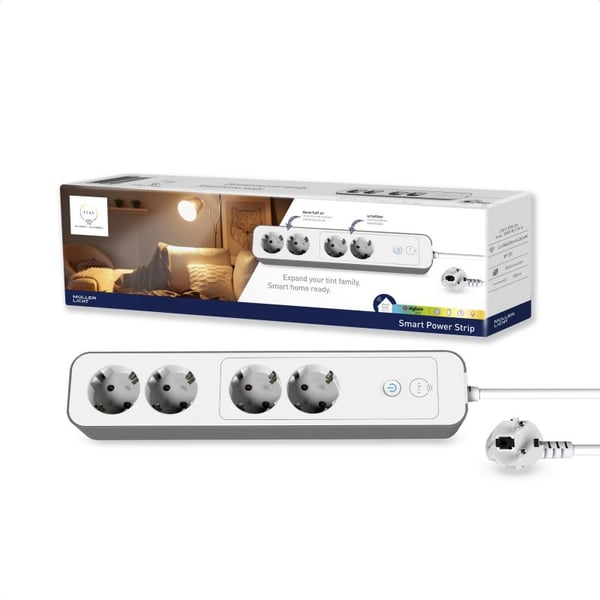 Müller-Licht 404017 smart strømskinne 4 AC stikkontakt(er) Type F 1,8 m Hvid
