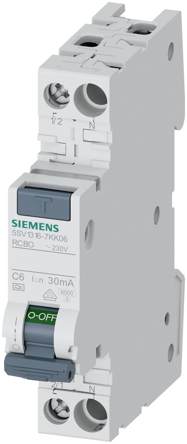 Miniatyrbild 1 av 6: Siemens 5SV1316-7KK06 strömbrytare 2
