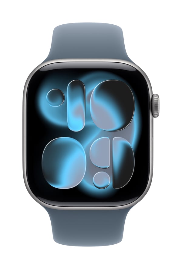 Apple MFGY4ZM/A Smart bærbart (wearable) tilbehør Band Blå Fluoroelastomer