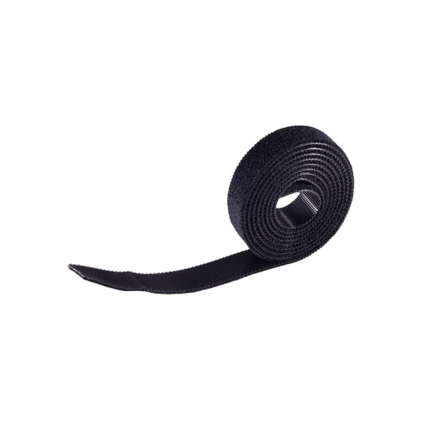S/CONN maximum connectivity 18-10007 kabelsamler Krog og løkke kabelbinder Velcro Sort 1 stk