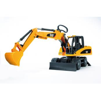Miniatyrbillede 6 af 9: BRUDER CAT Wheel excavator