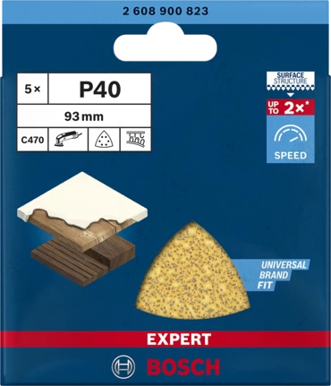 Bosch 2 608 900 823 slipskiva Trä Sandpapper