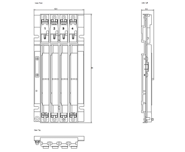 Miniatyrbillede 2 af 2: Siemens 6ES7401-1DA01-0AA0 6ES74011DA010AA0 Baugruppenträger