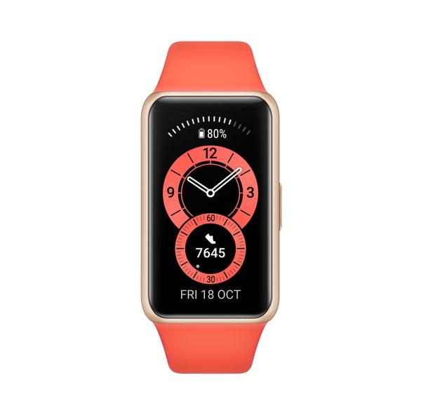 Pikkukuva 1 / 5: Huawei Band 6 AMOLED Aktiivisuuden seurantaranneke 3,73 cm (1.47") Punainen