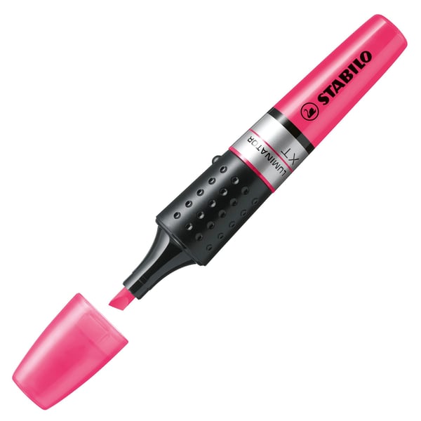 STABILO Luminator speedmarker 1 stk Mejselspids Lyserød