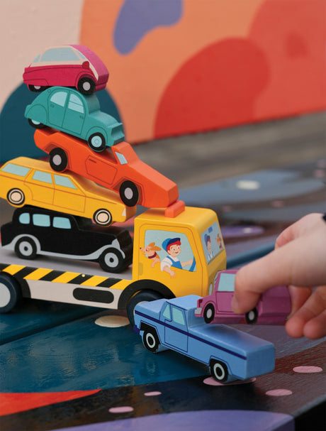 Tender Leaf Toys Stacking Car