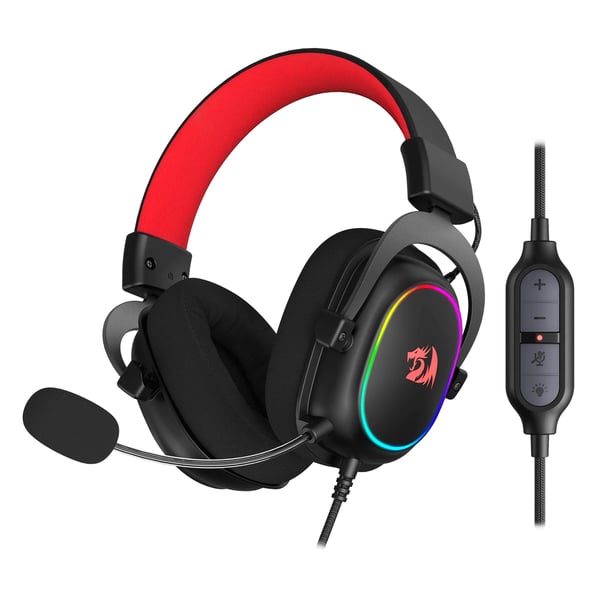 Hörlurar Redragon H510 Zeus-X RGB Svart (H510-RGB)
