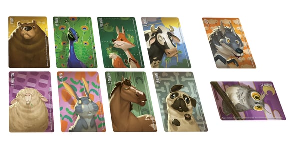 Miniatyrbild 1 av 5: Gigamic SIMILO : ANIMAUX 10 min Brädspel