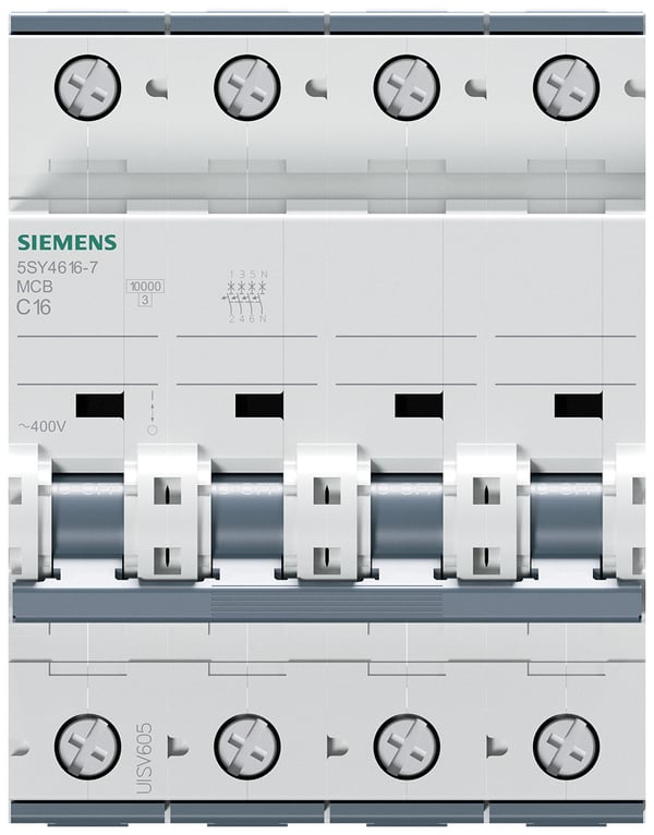 Miniatyrbillede 5 af 5: Siemens 5SY4616-7 kredsløbsafbryder 4