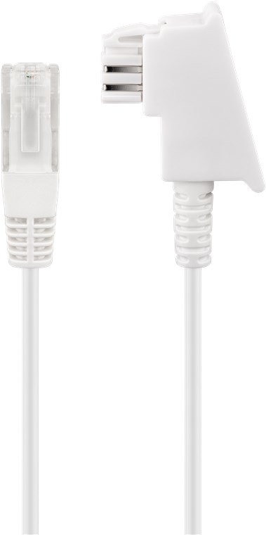 Miniatyrbillede 1 af 3: Goobay 60678 telefonkabel 40 m Hvid