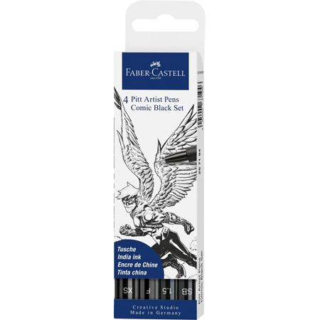 Faber-Castell 267194 kalligrafipen Sort 4 stk