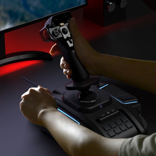 Hori Ace Combat 8 – Wings of Theve Musta Fightstick Analoginen PlayStation 4, PlayStation 5, PC