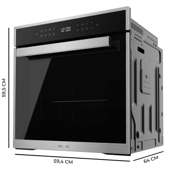Pikkukuva 16 / 18: Cecotec Bolero Hexa P506000 81 L 3400 W Musta, Ruostumaton teräs