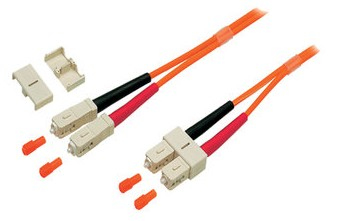 S/CONN maximum connectivity 2m SC/SC InfiniBand og fiberoptisk kabel Orange